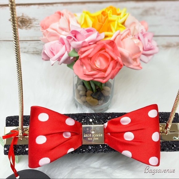 FIRM PRICE kate spade Minnie Mouse black clutch - Picture 8 of 8